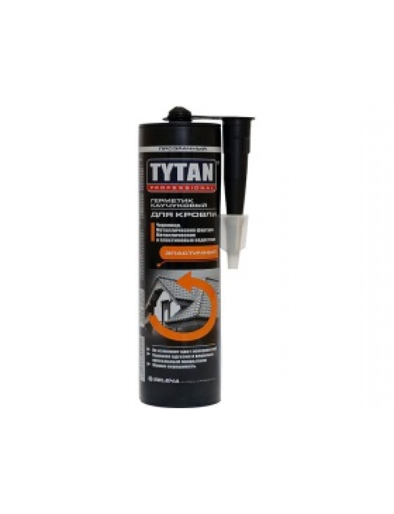 фотография товара Титан / Тytan professional герметик каучуковый для кровли бесцветный 310 мл 